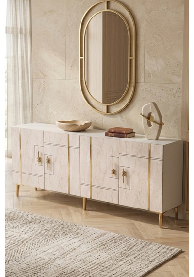 Ka1842btg Made Konsol Ve Tv Sehpası Beyaz-traverten-gold 180cm Beyaz - Traverten - Altın Ka1842btg Made Konsol Ve Tv Sehpası Beyaz-traverten-gold 180cm Beyaz - Traverten - Altın