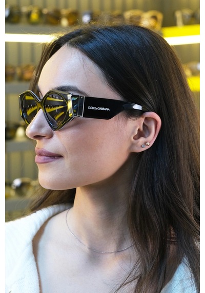 Dolge Gabbana Kadın Güneş Gözlüğü 0dg4396-33898g Siyah