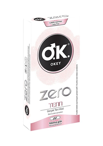 2 Adet Okey Prezervatif Zero Tenn 8'li