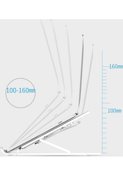 Ceponya Universal Katlanabilir Hafif Kaymaz Laptop Stantı 6 Ayar