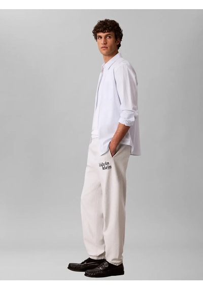 Calvin Klein Premıum Terry Graphı, P74 Beyaz Erkek Eşofman Altı