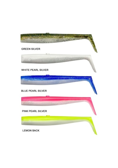 Savage Gear Sandeel V2 Tail 12.5cm 15gr 5-pcs Lemon Back