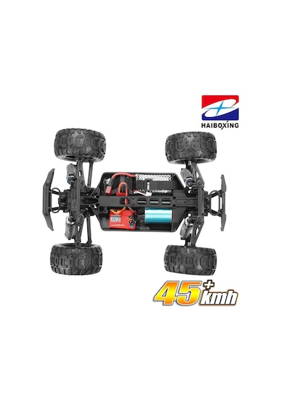 Haıboxıng 1/16th Scale 4wd Brushless Truck Uzaktan Kumandalı Araba Rtr Turuncu + 1500 Mah 7.4v 2s 30c Lipo Batarya