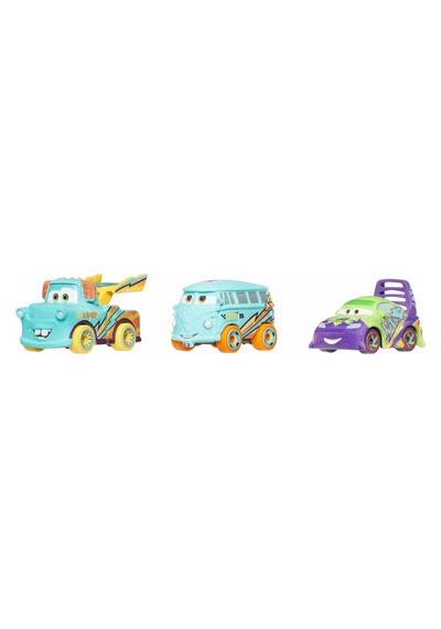 Cars Mini Karakter Arabalar Üçlü Paket Jjw62 Çok Renkli