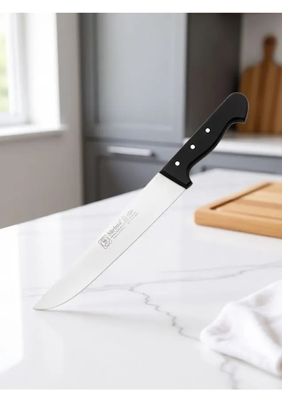 Sürmene Kasap Bıçağı Pimli Sap 36 Cm Kelle Kuşbaşı Kesim Kemik Sıyırma Doğrama Bıçağı Sürbisa 61050