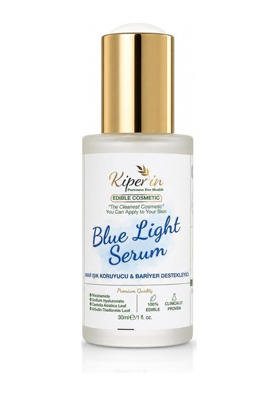Tr Blue Light Serum 30 Ml Mavi Işık Serumu Ve Cilt Bariyeri Tamamlayıcı Yüz Ve Boyun Bakımı Niasinamid Hyalur