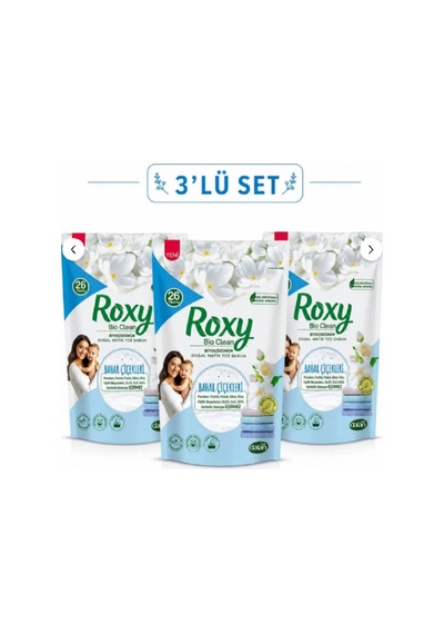 Roxy Bio Clean Bahar Çiçekleri Doğal Matik Toz Sabun 800 Gr 3 Adet