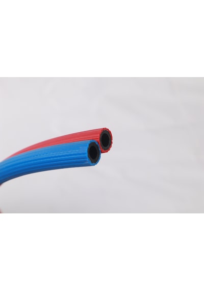 İkiz Kaynak Oksijen Asetilen Hortumu Pvc İç Çap 10 Mm - 10 Metre