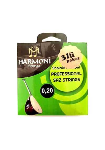 3hrm20 Uzun Sap Saz Teli 3'lü Paket 0.20 Bağlama