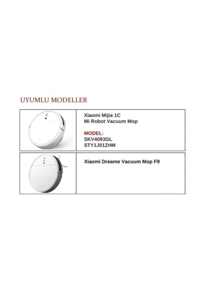 Robotfix Xiaomi Robot Vacuum Mop Stytj01zhm Uyumlu 1 Adet Ana Fırça Model:rbf30579 Kırmızı