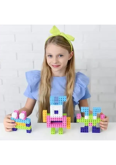 Meli Cube Pink 50 Parça Blok Seti 50810