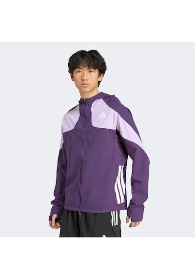 Adidas Adizero Running Erkek Mor Koşu Rüzgarlığı Jv7183