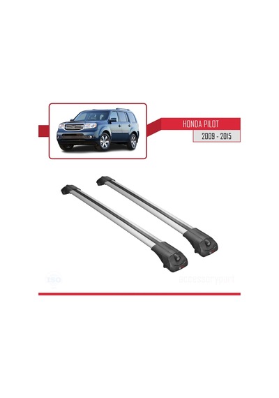 Honda Pilot 2009-2015 Arası İle Uyumlu Ace-1 Ara Atkı Tavan Barı Gri