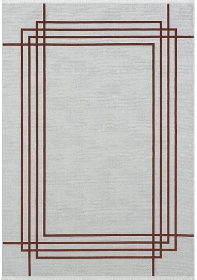 Çam Halı Mısra 5003 Terra Seyran Halı Modern Desen Makine Halısı