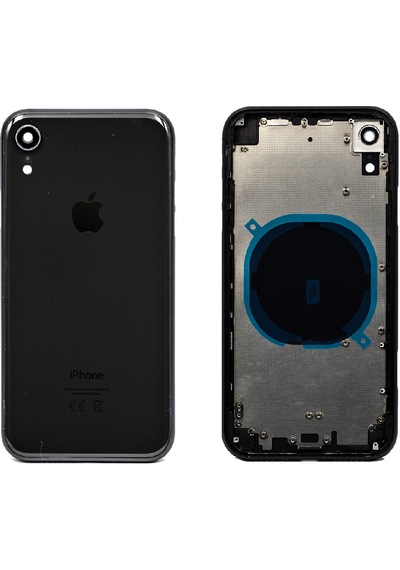Apple Uyumlu iPhone XR Boş Kasa Siyah Renk