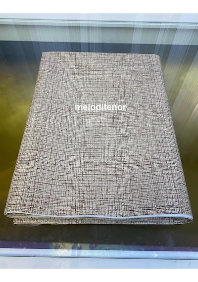 Tr Elyaf Astarlı Kırçıllı Kumaş Görünümlü Desen Kaymaz Pvc Muşamba Masa Örtüsü Kahverengi 100 X 140 Diğer Tr Elyaf Astarlı Kırçıllı Kumaş Görünümlü Desen Kaymaz Pvc Muşamba Masa Örtüsü Kahverengi 100 X 140 Diğer