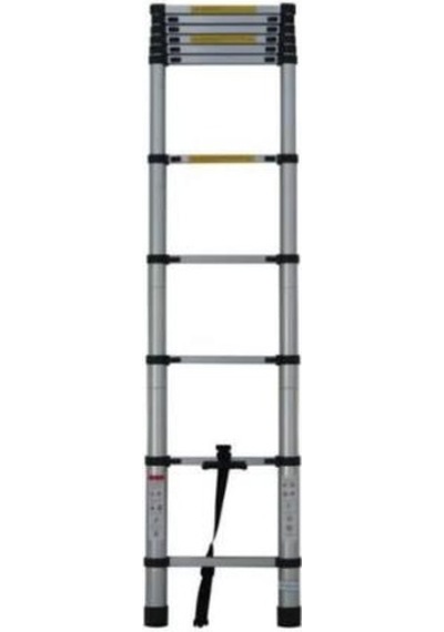 11 Basamaklı Tek Taraflı Teleskopik Alüminyum Merdiven 3,2 Metre