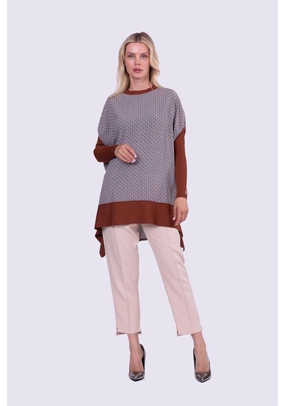 Invee İnvee Mendil Tunik Toprak 6252