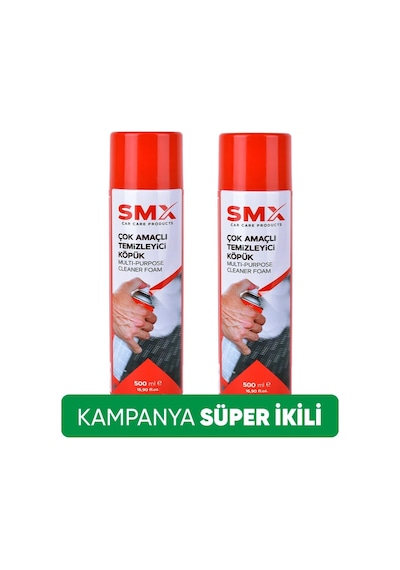 Çok Amaçlı Temizleyici Köpük Sprey 500ml 2 Adet