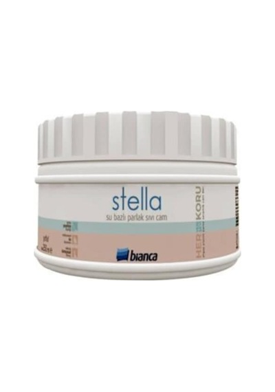 Stella Su Bazlı Sıvı Cam 0.25 Lt Şeffaf Parlak