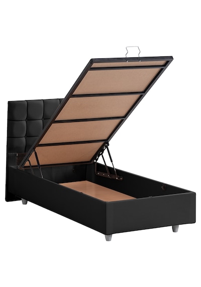 Tavira İkili Set, Tavira Tek Kişilik Baza Başlık Seti Antrasit 90 x 190
