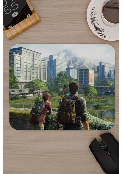 The Last Of Us Kaymaz Dikişli Kauçuk Oyuncu Mousepad V5 - 22x18 Gaming Mouse Pad Fare Altlığı