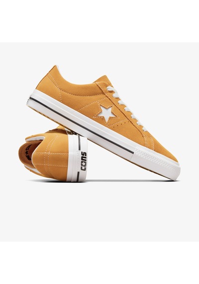 Converse One Star Pro Unisex Sarı Süet Deri Sneaker