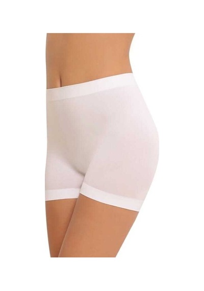 Layza Form Kadın Dikişsiz Korse Boxer Iz Yapmaz 1 Beden Küçültür Beyaz