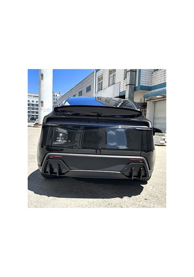 Red Lion Parts Tesla Model Y Juniper 2025-2026+ Uyumlu Mat Siyah Arka Difüzör Yan Ekleri 2'li Set