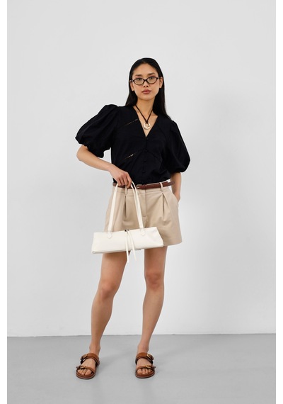 Shule Bags Core Basic Baget Çanta Vanilya