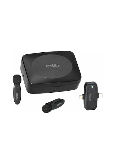 Pdx Plus,v10 Wireless, İkili Kablosuz Yaka Mikrofonu Youtube Android