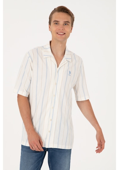 U.s. Polo Assn. Erkek Beyaz Gömlek Örme 50306877-vr013 Beyaz