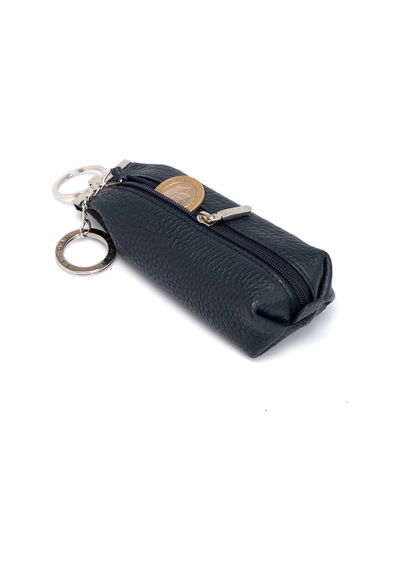Tergan Lacivert Deri Unisex Anahtarlık 00193A38