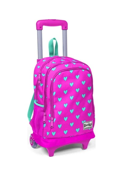 Coral High Çekçek Kalp Desenli Okul Sırt Çantası  23133