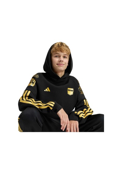 Adidas Çocuk Sweatshirt J Fn Hd Hz0906 Siyah