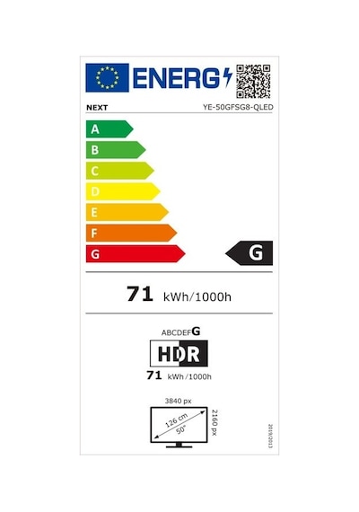 Next YE-50GFSG8 50" 127 Ekran 4K Ultra HD Google QLED LED TV