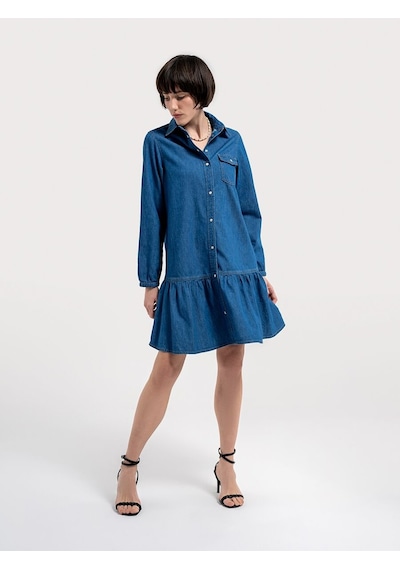 LOFT Loose Fit Kadın Elbise Lf2036546 Q1.v1 Denim