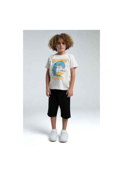 Rolypoly Erkek Çocuk Krem Kapri Takım 5274-47537 Krem