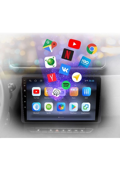 DACİA YENİ DUSTER ANDROİD 4GB/64GB MULTİMEDYA 2018 2021 10. İNC HD IPS EKRAN PARK KAMERASI HEDİYELİ