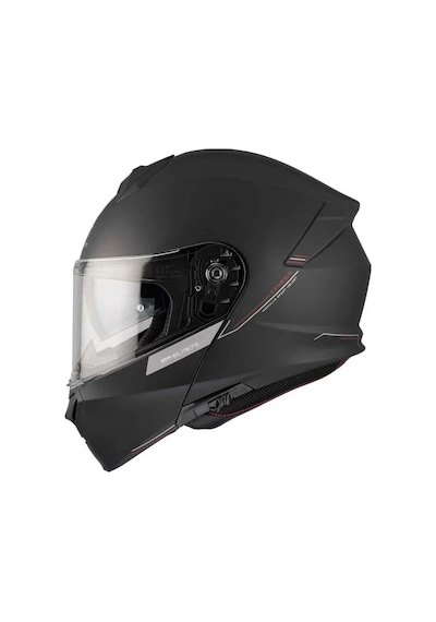 Mt Genesis Sv Solid A1 Mat Çene Açılır Kask Siyah Siyah