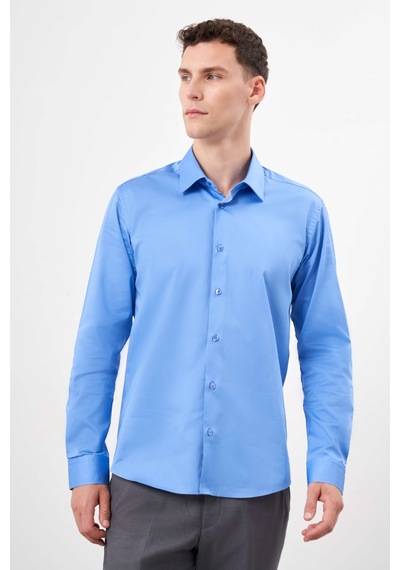 Morven Erkek Koyu Mavi Pamuk Düz Desen Sert Yaka Slim Fit Gömlek 24mc004123306 Koyu Mavi Koyu Mavi Morven Erkek Koyu Mavi Pamuk Düz Desen Sert Yaka Slim Fit Gömlek 24mc004123306 Koyu Mavi Koyu Mavi