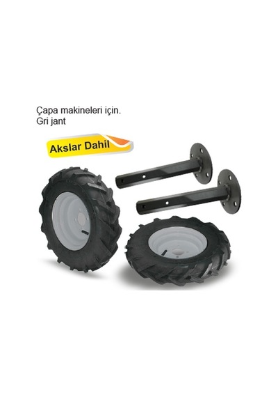 Bartech Benzinli Çapa Makinesi Tekerlek Takımı Akslar Dahil