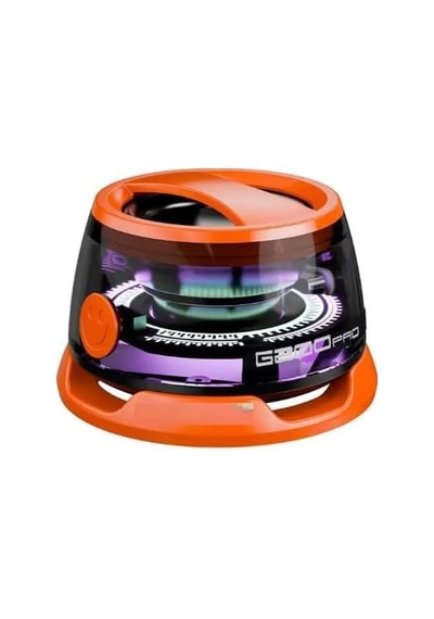 G300 Mıknatıslı Bluetooth Hoparlör Stand 5w Led Işıklı 5.4 Orange 1