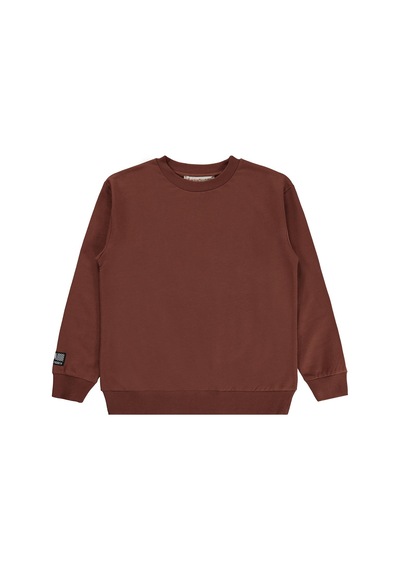 Silversun Kids Silversun Basic Etiket Armalı 8-13 Yaş Sweatshirt - Kahverengi Silversun Kids Silversun Basic Etiket Armalı 8-13 Yaş Sweatshirt - Kahverengi