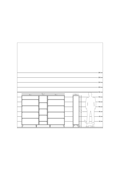 Arges Dolap 11 Raflı 220x30x163 Antrasit-antrasit/çam Antrasıt/atlas Çam - Antrasıt Arges Dolap 11 Raflı 220x30x163 Antrasit-antrasit/çam Antrasıt/atlas Çam - Antrasıt