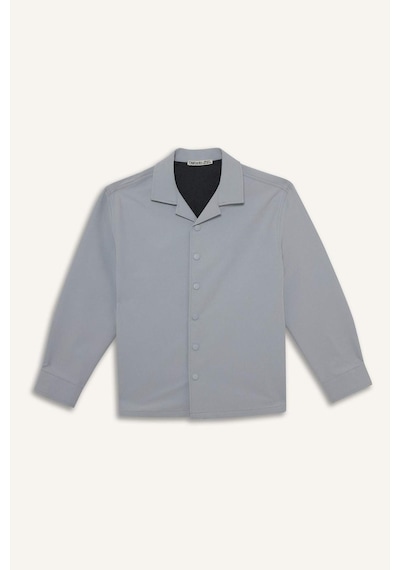 Defacto Erkek Çocuk Overshirt Fit Polo Yaka Baskılı Uzun Kollu Gömlek G2195a825auar213 Antrasit Defacto Erkek Çocuk Overshirt Fit Polo Yaka Baskılı Uzun Kollu Gömlek G2195a825auar213 Antrasit