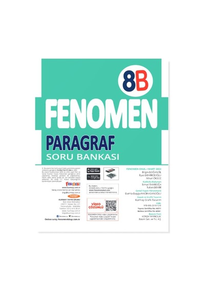 8. Sınıf Fenomen Paragraf Soru Bankası
