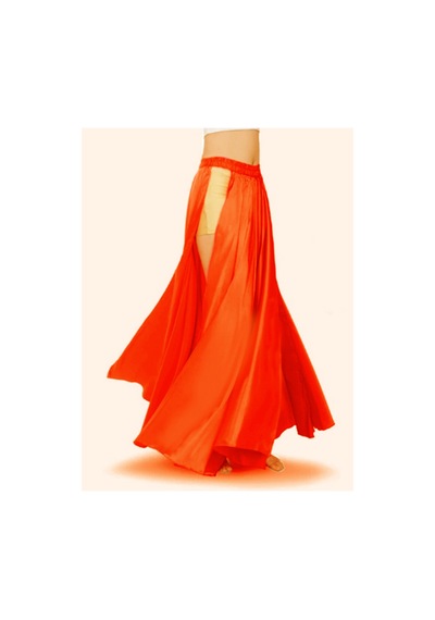 Kaftan Collection Kadın Oryantal Dansöz Eteği Turuncu Turuncu