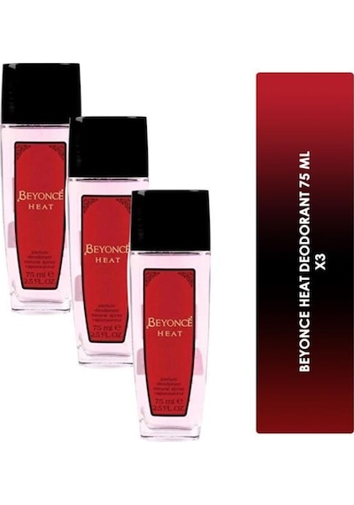 Beyonce Heat Kadın Sprey Deodorant 3 x 75 ML