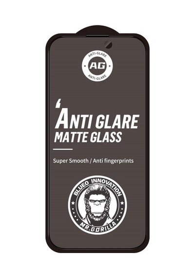 Blueo Apple Uyumlu   iPhone 16 Pro Full Cover Anti-glare Glass Anti Stati